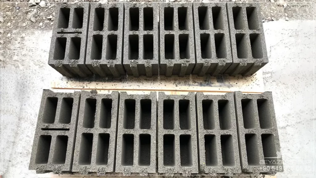 bottom close hollow blocks A001