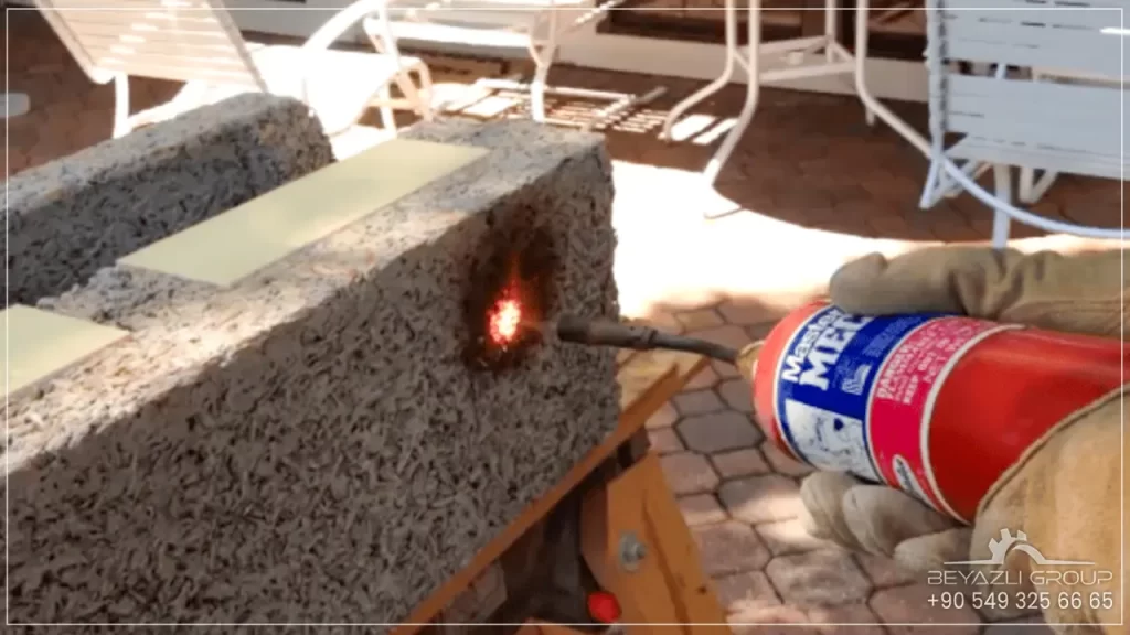 fire resistant hollow block A001