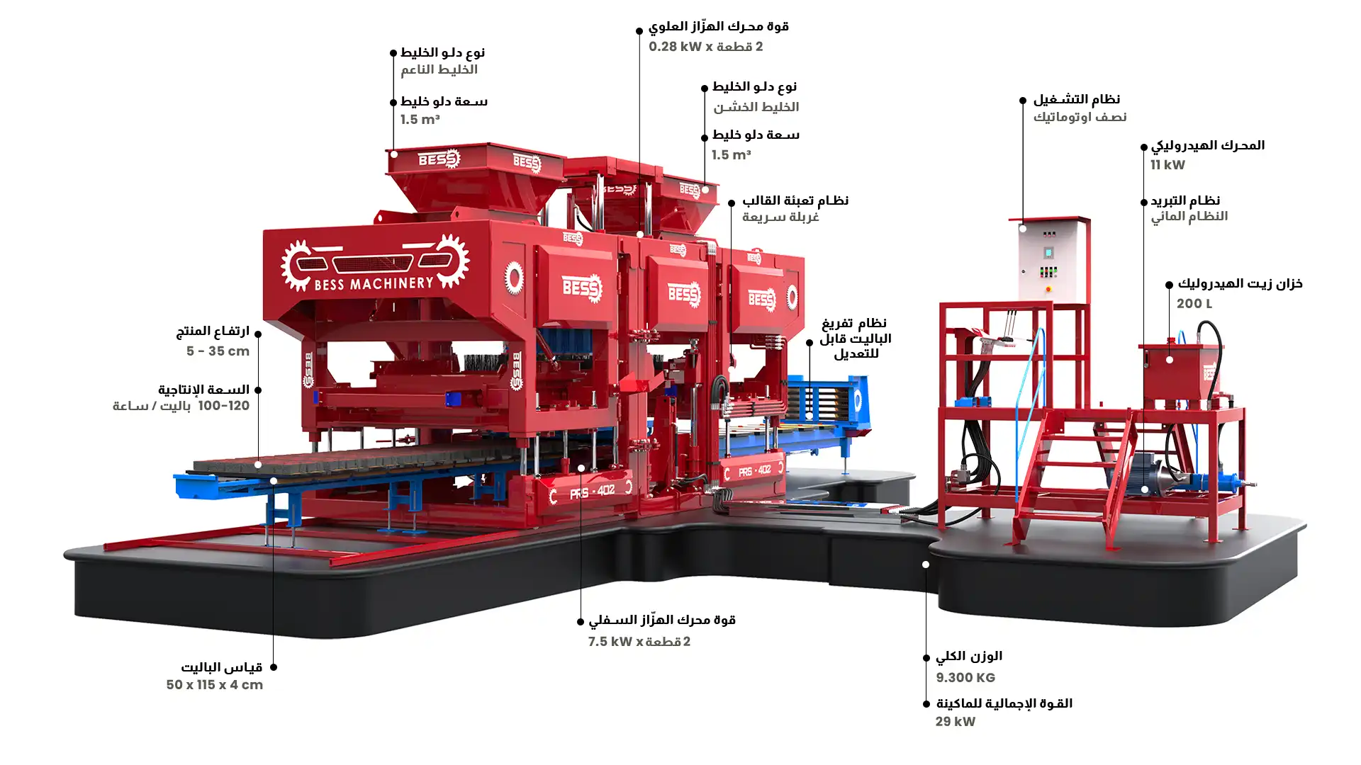 PRS402 SemiAutomatic PavingBlockMakingMachine AR cae53s7p2yzr