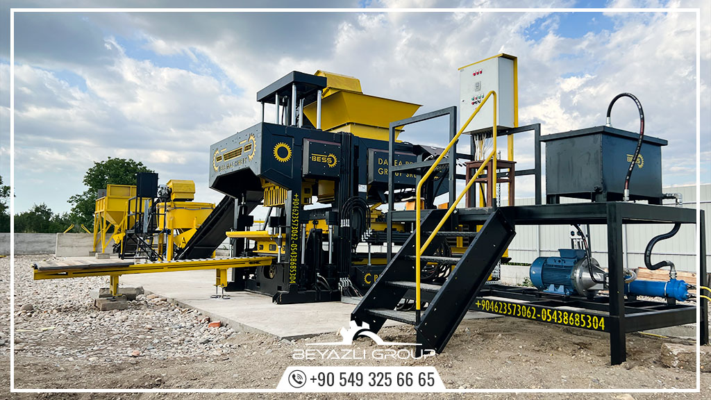 Semi Automatic Concrete Block Machines A11 - Beyazli Group Semi Automatic Concrete Block Machines A11