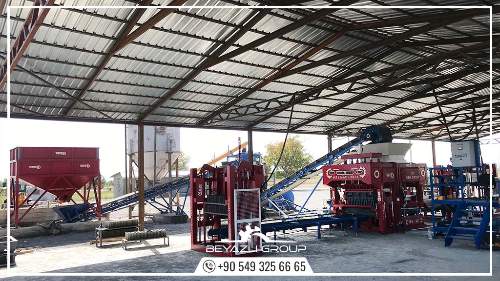 fully automatic concrete block machine A11 - Beyazli Group fully automatic concrete block machine A11